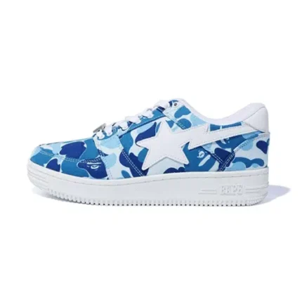 Bape Sta ABC Camo 20th Anniversary Blue Shoes