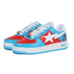 Bapesta X Marvel Captain America Shoes