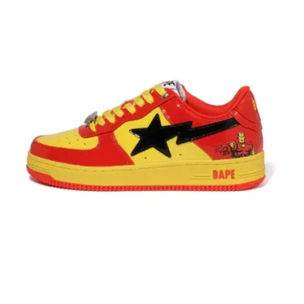 Bapesta X Marvel Iron Man Shoes