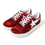 Bape Sta Low Camo Red Shoes