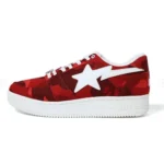 Bape Sta Low Camo Red Shoes