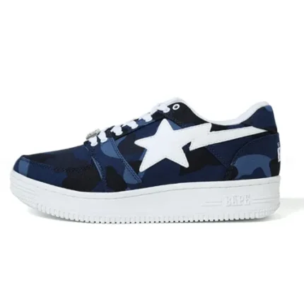 Bape Sta Camo M2 Navy Shoes