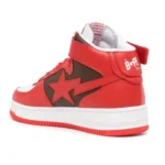 Bape Sta Hi M2 Red Shoes