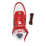 Bape Sta Hi M2 Red Shoes