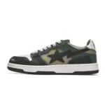 Bape Sta SK8 ABC Camo Green Low Shoes