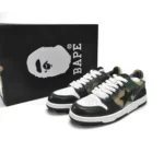Bape Sta SK8 ABC Camo Green Low Shoes