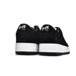 Bape Sta Suede Black Low Top Sneakers