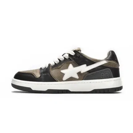 Bape Sta SK8 Low Brown-Red Shoes