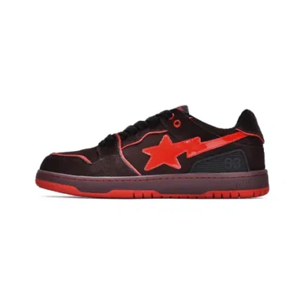 Bape Sta SK8 Low Brown-Red Shoes