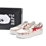 Bape Sta SK8 Splash Ink Low Shoes