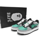 Bape Sta Star Leather Patch Low Shoes