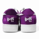 Bape Sta Mid Camo Purple Shoes
