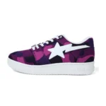 Bape Sta Mid Camo Purple Shoes