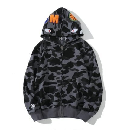 Bape Sta Camo Zipper Hoodie