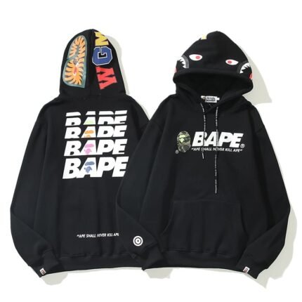 Bape Sta Head Print Hoodie