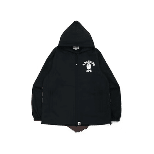 Bape Sta College Black Hoodie Bape Sta College Black Hoodie