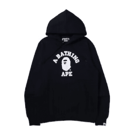 Bape Sta Black Ape Head Hoodie