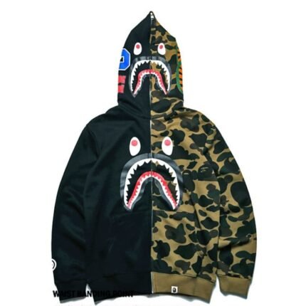 Bape Sta Camo Shark Full Zip Hoodie