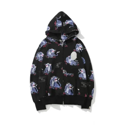 Bape Sta Head Pattern Hoodie
