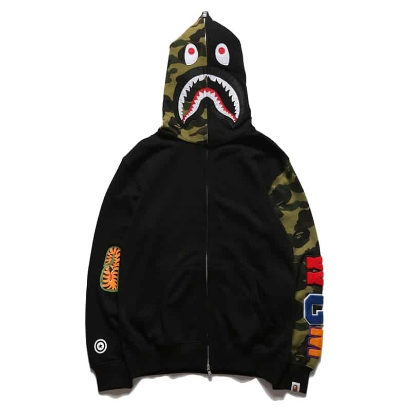 Bape Sta Shark Full Zip Iconic Streetwear Hoodie Bape Sta Shark Full Zip Iconic Streetwear Hoodie