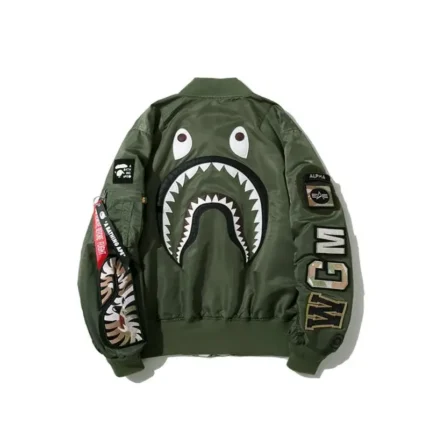 Bape Sta Shark Face Graphic Jacket